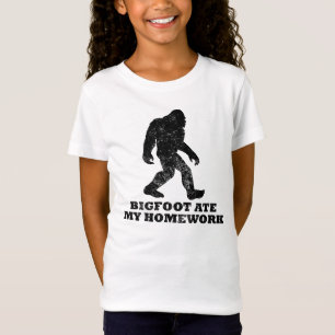 T-Shirt Bigfoot a mangé mon travail