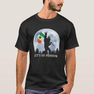 T-shirt Bigfoot Avec Drapeau Irlandais Allons Brandon St P