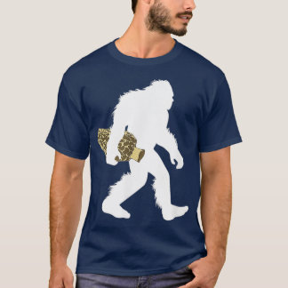 T-shirt Bigfoot avec Morel Mushroom asquatch Fungi