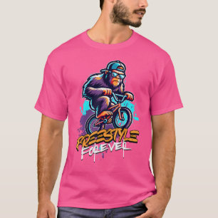 T-shirt Bigfoot Bmx FreeRider Vie Meilleure Bmx
