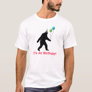 T-shirt Bigfoot c'est mon anniversaire !