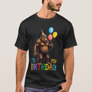 T-shirt Bigfoot c'est mon anniversaire Bash Fun Party Ball