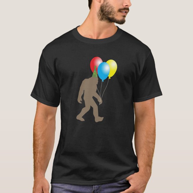 T-shirt Bigfoot c'est mon bel drôle de Sasquatch de fête (Devant)