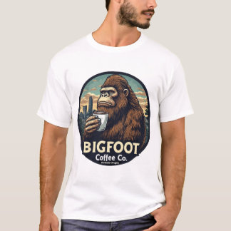 T-shirt Bigfoot Coffee Co. Portland Oregon