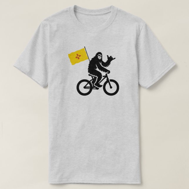T-shirt Bigfoot Cycling New Mexico Flag (Design devant)