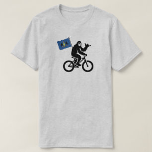 T-shirt Bigfoot Cyclisme Drapeau de Pennsylvanie