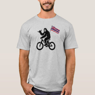 T-shirt Bigfoot Cyclisme Drapeau d'Hawaii