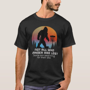 T-shirt Bigfoot Disque Golf Sasquatatch Chain Tosser Funny