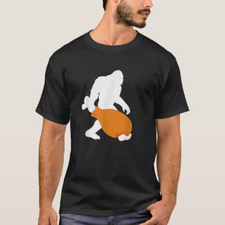 T-shirt Bigfoot drôle Thanksgiving Noël Turquie Leg Sa