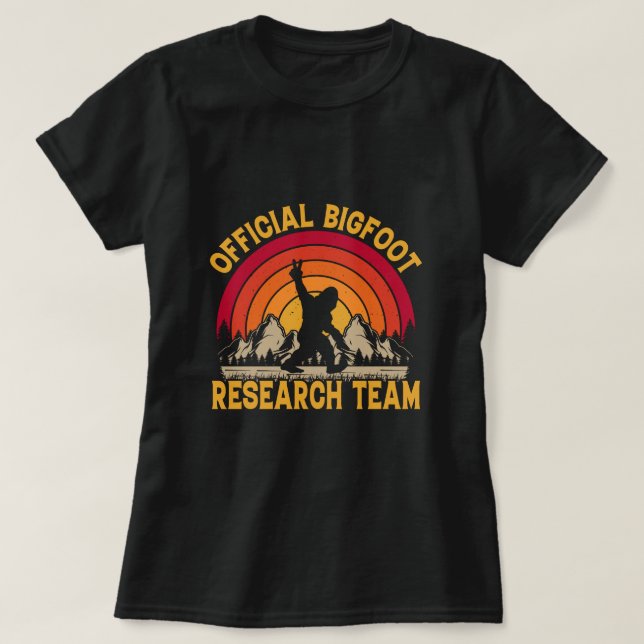 T-shirt Bigfoot Équipe de recherche originale Femmes (Design devant)