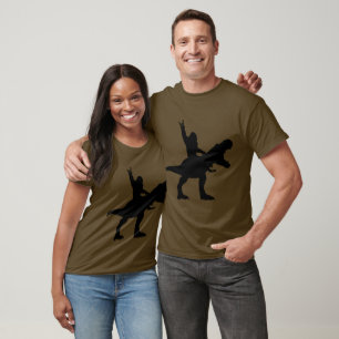 T-shirt Bigfoot équitation T-Rex