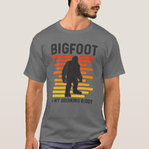 T-shirt Bigfoot est mon pote à boire Retro Sasquatch