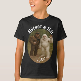 T-shirt Bigfoot et ami Vlog drôle de camping randonnée Sel