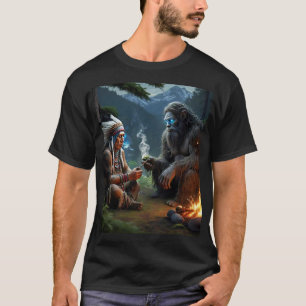 T-shirt Bigfoot et le rassemblement de la forêt principale