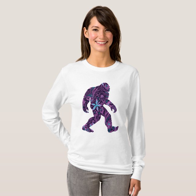 T-SHIRT BIGFOOT FLORAL (Devant entier)
