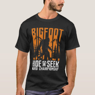 T-shirt BIGFOOT Funny cache n chercher