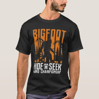 T-shirt BIGFOOT Funny cache n chercher