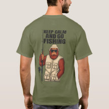 Bigfoot Gardez Votre Calme Et Allez à La Pêche Drô