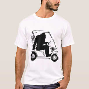 T-shirt Bigfoot Golf Sasquatch Conduite Golf Panier Vêteme