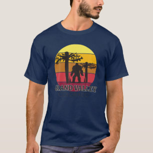 T-shirt Bigfoot Grand Valley Colorado Retro Sasquatch