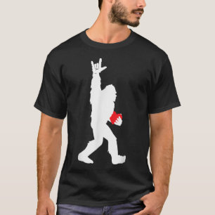 T-shirt Bigfoot Holt Coeur Valentines Jour Je T'Aime Ha
