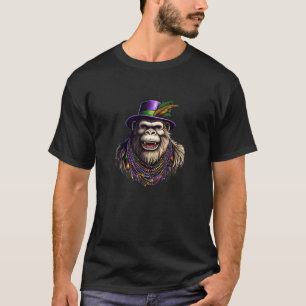 T-shirt Bigfoot Mardi Gras