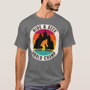 T-shirt Bigfoot Masquer amp Chercher Champ Mondial
