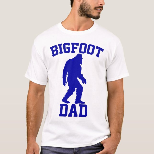 T-shirt Bigfoot Papa - Drôle Bigfoot (Devant)