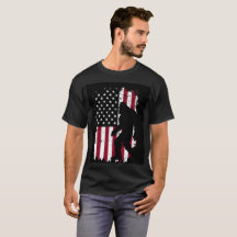 Bigfoot Patriotique Drapeau Américain