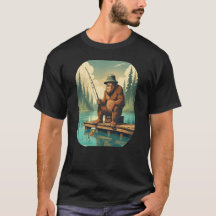 Bigfoot Pêche Sasquatch en détresse