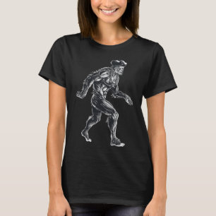 T-shirt Bigfoot Pirate - Sasquatch Big Foot - Éffrayant Po