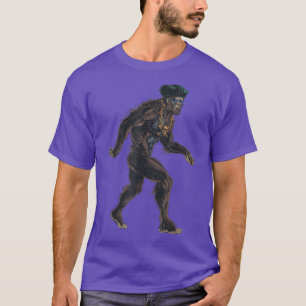 T-shirt Bigfoot Pirate - Sasquatch Big Foot - Éffrayant Po