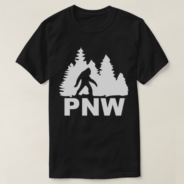 T-shirt bigfoot pnw  (Design devant)