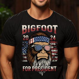 T-shirt Bigfoot pour le président Funny