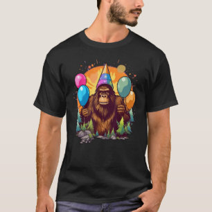 T-shirt Bigfoot Sasquatch Ballons Casquettes d'anniversair