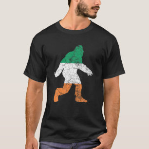 T-shirt Bigfoot Sasquatch Cadeau St. Patrick's Day Irish I