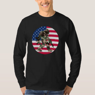 T-shirt Bigfoot Sasquatch camouflage