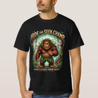 T-shirt Bigfoot Sasquatch dans les bois 