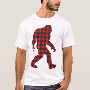 T-shirt Bigfoot Sasquatch Flannel