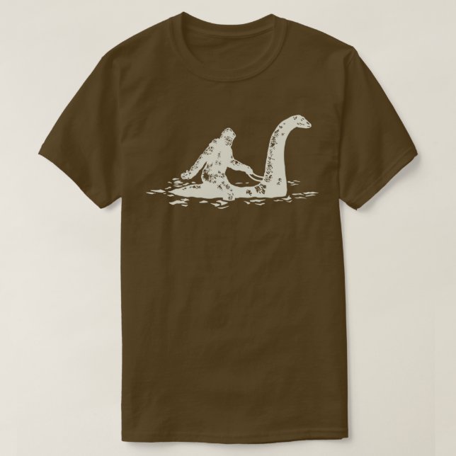 T-shirt Bigfoot Sasquatch Riding (Design devant)