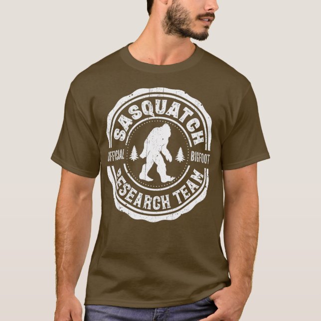 T-shirt Bigfoot Trouver Sasquatch Équipe de recherche Homm (Devant)