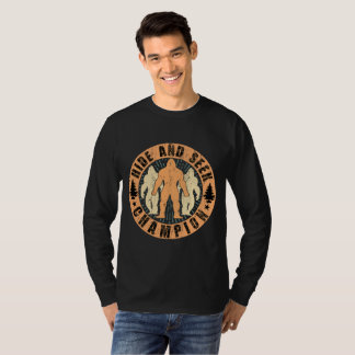 T - Shirt Bigfoot  verstecken und suchen  Funny ma
