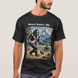 T-shirt Bigfoot voler des poulets