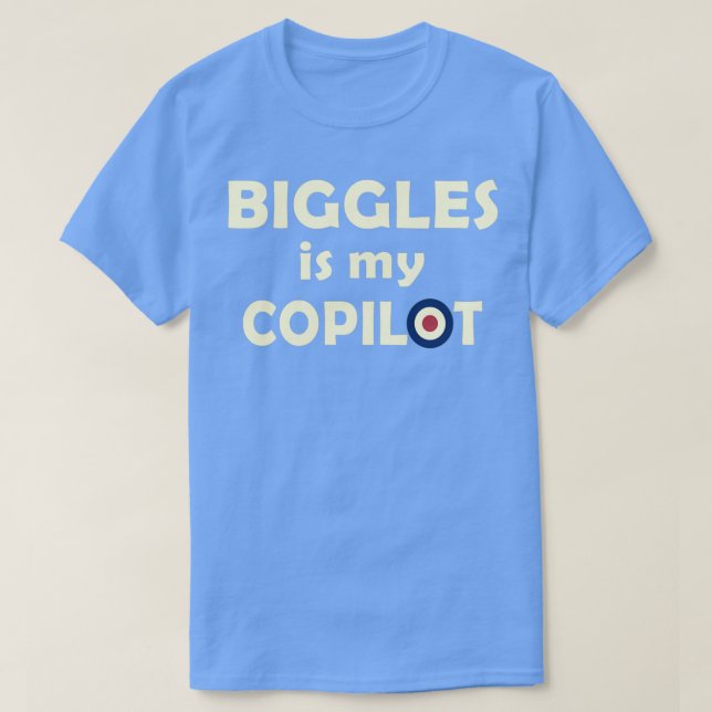 T-SHIRT BIGGLES EST MON COPILOTE (Design devant)
