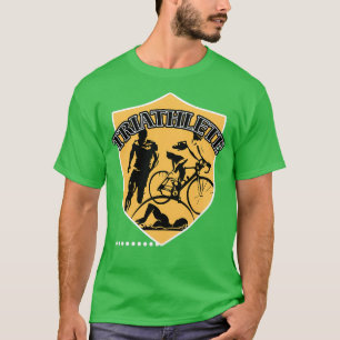 T-shirt Bike Swim Run Triathlon Hobby Sport Game Gift 21