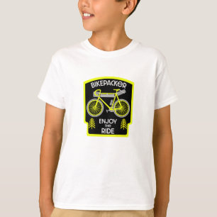 T-shirt Bikepacking   Débordement   Tourisme   Camping