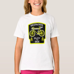 T-shirt Bikepacking Débordement Tourisme Camping