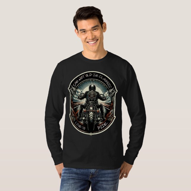 T-shirt Biker (Devant entier)