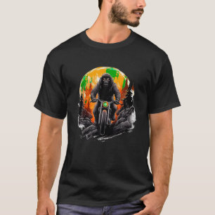 T-shirt Biker Bigfoot équitation Moto T Chemise