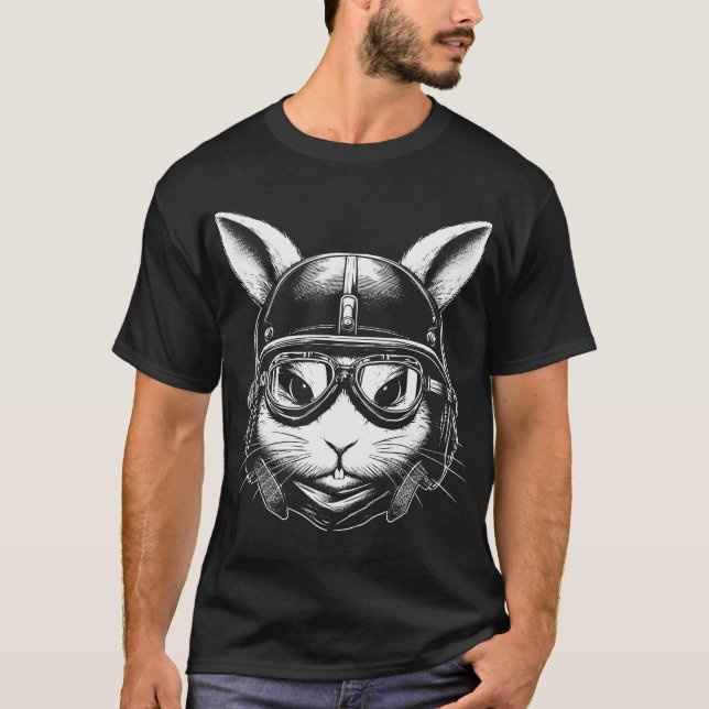 T-shirt Biker Bunny (Devant)